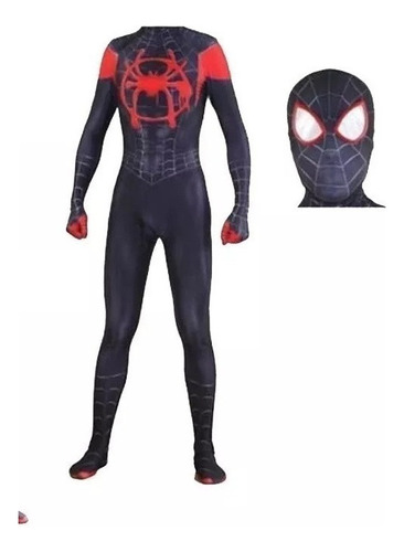 Traje De Spiderman Cosplay Medias Miles Morales2023