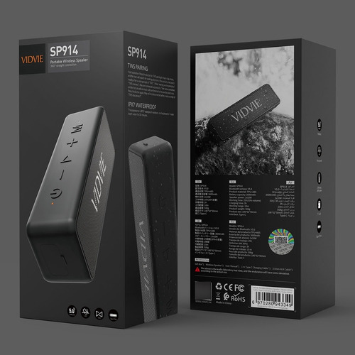 Parlante Vidvie Sp914 Resistente Al Agua Ipx7 Bluetooth