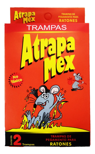 20 Pack C/2 Trampas De Pegamento Para Ratones Atrapamex