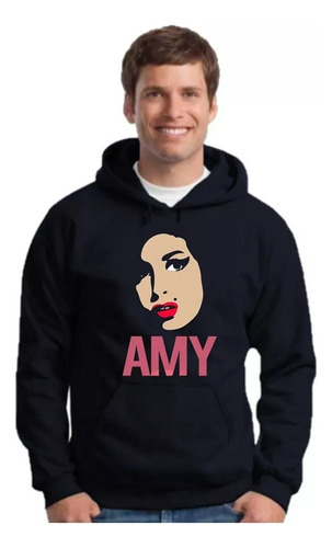 Buzo Canguro Amy Winehouse - Hoodie Infantil