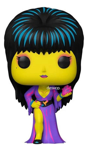 Funko Pop : Elvira Blacklight (ee Exclusive)