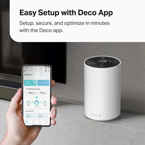 Enrutador Wifi Mesh Tp-link Deco Axe4900 Tribanda Wifi 6e