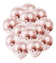Comprar Set Globos Confeti X10 Transparente Metalizado Confeti