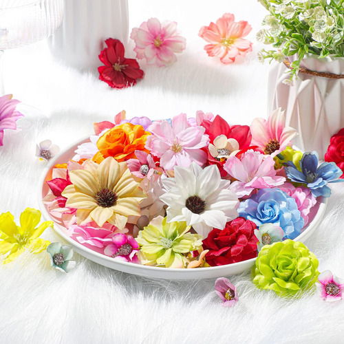 Jexine 434 Piezas Mini Cabezas De Flores Cabezas De Flores F