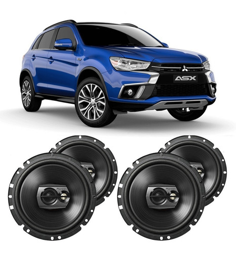 Alto Falante Mitsubishi Asx 2014 A 2019 Pioneer 200w