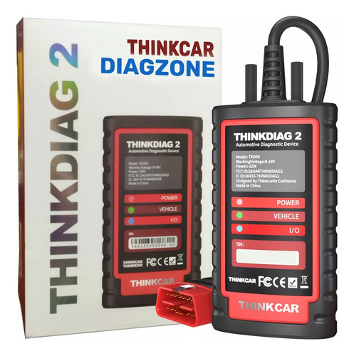 Escaner Automotriz Thinkcar Thinkdiag 2 Para Diagzone Obd2