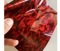 Comprar Vinil Fibra De Carbono Rojo Forjado