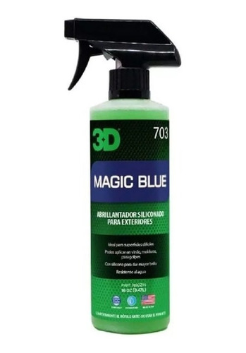 3d Magic Blue Acondicionador De Cubiertas 500 Ml