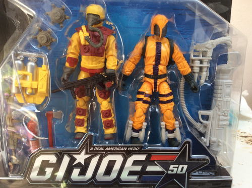 Gijoe 50 Anniversario Heated Battle: Blowtorch Vs Heat Viper (Usado)