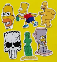 Comprar X17 Calcomanías 10cm Simpsons Lisa Bart Homero Simpson Y+ 