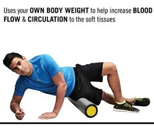 Imagen 6 de 8 de Rollo Para Masajes Everlast 24 Pulgadas Foam Roller Rodillo