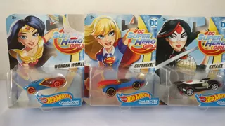 Hot Wheels Sets De Carros Dc Super Hero Girls Hot Wheels