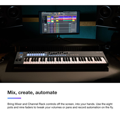Teclado Midi Novation Flkey 61 Con Integración Con Fl Studio