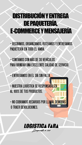 Imagen 3 de 5 de Logística Fara . Factura A. Todas Las Zonas. Promocion Flex