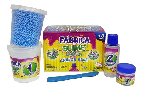 Fabrica De Slime Kimeleka Crunch Blue Acrilex - Artkids