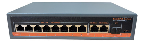Switch Giga Suite 8portas Poe+ 2 Uplink 1 Sfp 10/100/1000