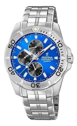 Reloj F20445/4 Festina Hombre Multifunción Relojesymas Color de la correa Plateado