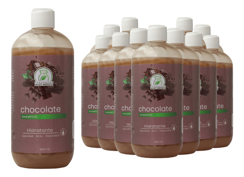 Shampoo De Chocolate Apariencia Saludable (500ml) 12 Pack