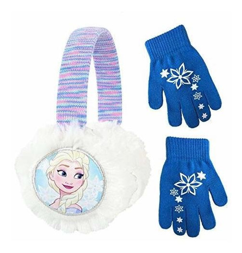 Disney Frozen Ii Elsa - Juego De Orejeras Y Guantes (4015),