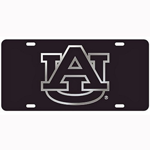 Tigres Auburnos Laser Negro Corte Placa De Licencia