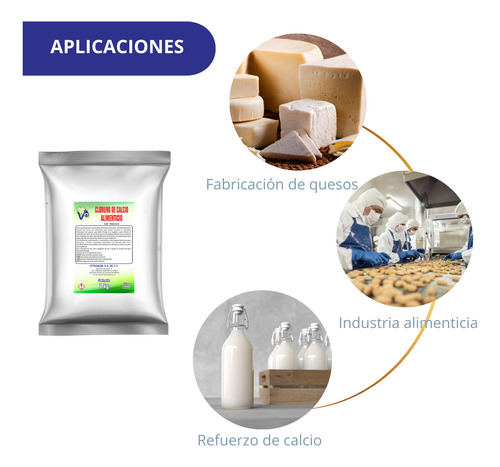 Cloruro De Calcio Alimenticio Vitraquim 2 Kg