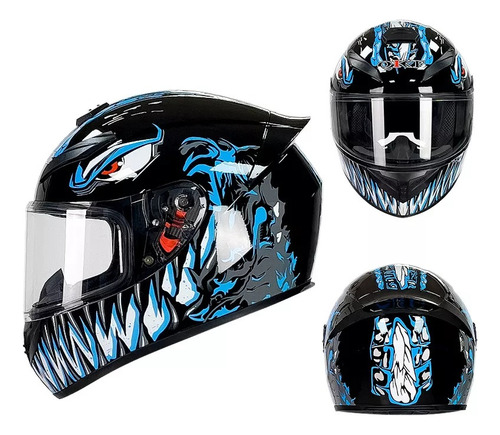 Nuevo Casco Integral De Moto Venom, Para Uso Durante La