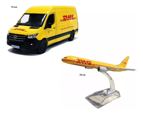 Mercedes Benz Sprinte Dhl Escala 1:48 + Avión Escala 1/400 