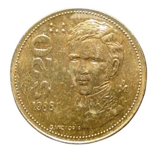México 20 Pesos 1988 Guadalupe Victoria  Ol2#1