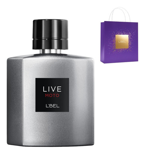 Perfume Live Moto + Bolsa De Regalo Lbel