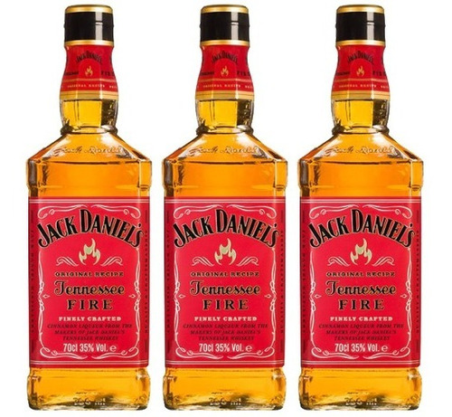 Imagen 3 de 6 de Whisky Jack Daniels Tennessee Fire 1 Litro Canela