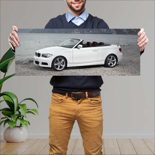 Cuadro 30x80cm Auto 2011 Bmw 1 Series Convertibl 814