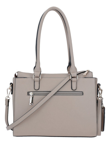 Bolso Tipo Satchel Doble Asa Gorétt Corte Laser Lans O23