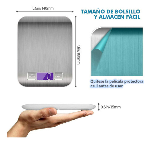 // Báscula De Cocina Digital, Báscula Digital Con Pantalla