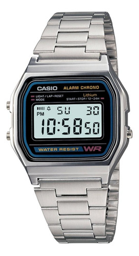 Reloj Digital Casio A158wa-1df Resistente Al Agua