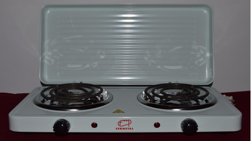 Cocina De 2 Hornillas Eléctricas, 1000 W 110-130 V. Fermetal