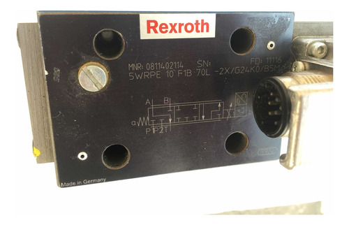 Servovalvula Arburg Rexorth 5wrpe10f1b70l-2x/g24k0/b5m (Usado)