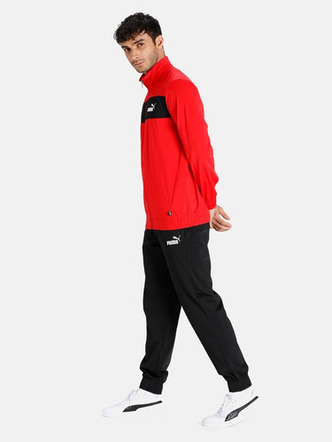 Conjunto Deportivo Rojo Puma Para Hombre Chamarra Y Pants