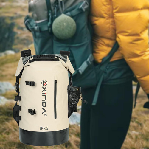 Mochila Impermeable Para Aventuras Al Aire Libre, 20l Caqui