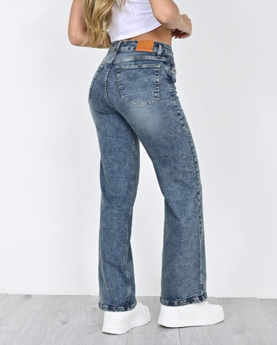 Jean Wide Leg Elastizado Premium Dama Diva