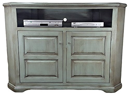 American Heartland Poplar Tall Corner Tv Stand In Soft