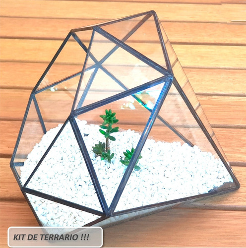 Imagen 1 de 2 de Kit De Vidrios Para Armar Terrario-fanal-vitaux-tiffany M-8a
