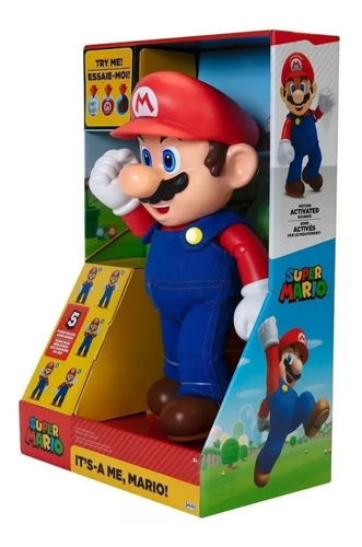 Its-a Me Super Mario Parlante Nintendo World 30cm (40430)
