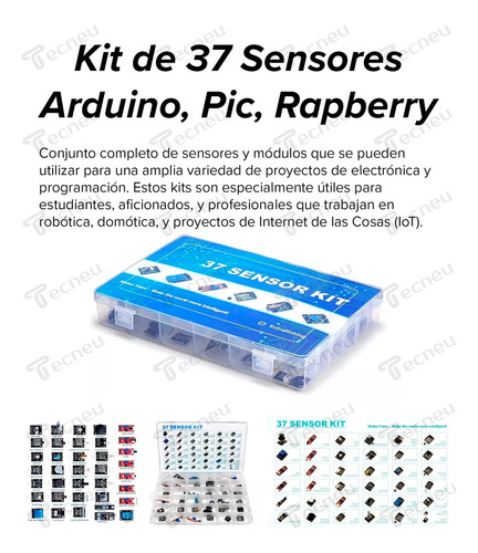 Kit 37 Sensores Para Arduino, Pic Y Raspberry
