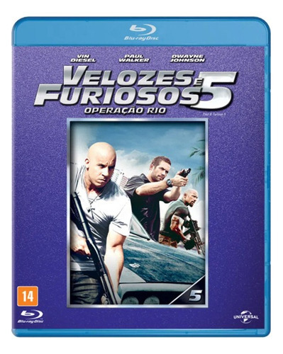 Blu-ray Velozes E Furiosos 5 - Operação Rio (2011) - Lacrado