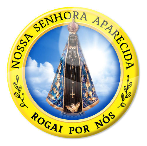 Adesivo Emblema Nossa Senhora Aparecida Resinado