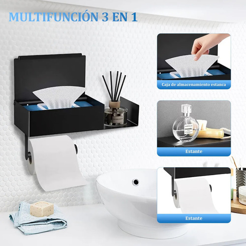 W Porta Rollos Papel Baño De Acero Inoxidable,portarollos