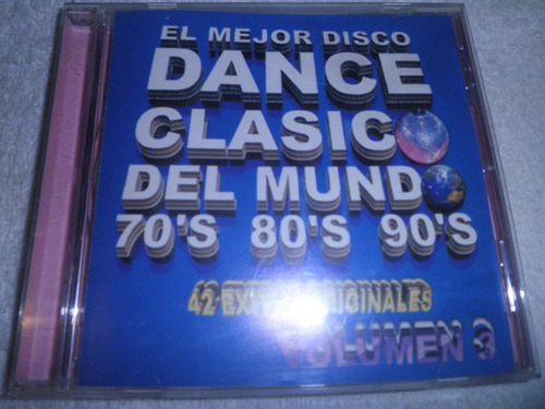 Cd De El Mejor Disco Dance Clasico Del Mundo 70's 80's 90's 