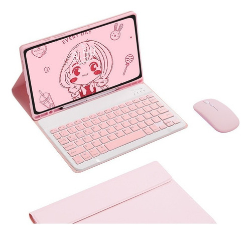 Funda+teclado+ratón Para Galaxy Tab S6 Lite 10.4 2020 P610 A