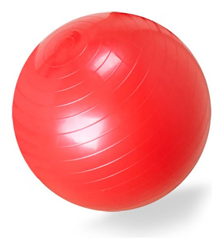 Balón De Ejercicios Con Bombín 75cm Rojo-electromedicina