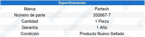 Bomba De Freno Gmc Savana 3500 08-08 Partech 5683959